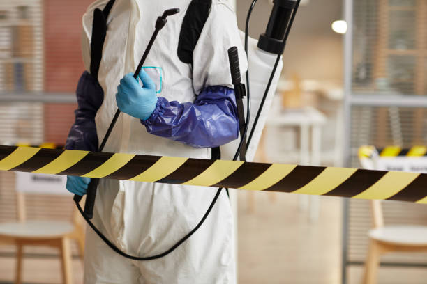 Professional Biohazard technician working in Medford, MA